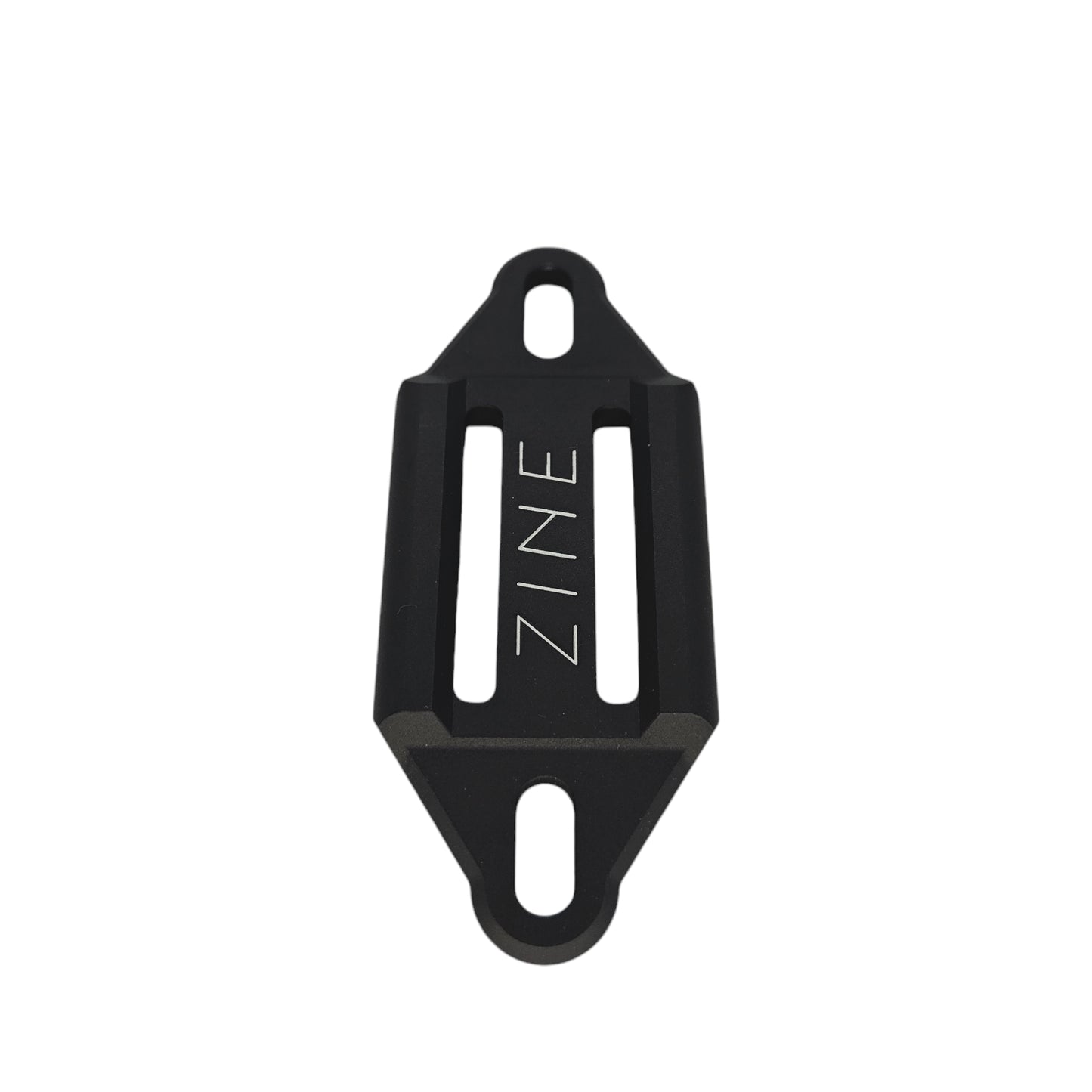 ZINE Tube Cage top view mounting plate for frame storage, minimalist utility mount for mountain and gravel bikes.
