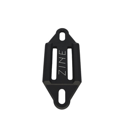 ZINE Tube Cage top view mounting plate for frame storage, minimalist utility mount for mountain and gravel bikes.