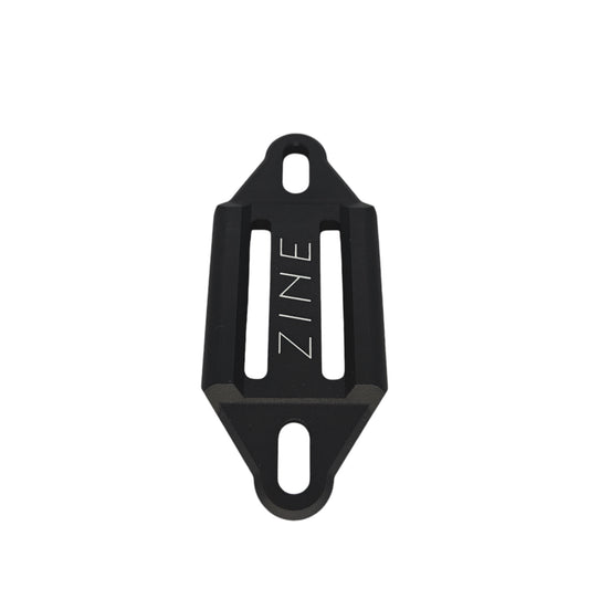 ZINE Tube Cage top view mounting plate for frame storage, minimalist utility mount for mountain and gravel bikes.