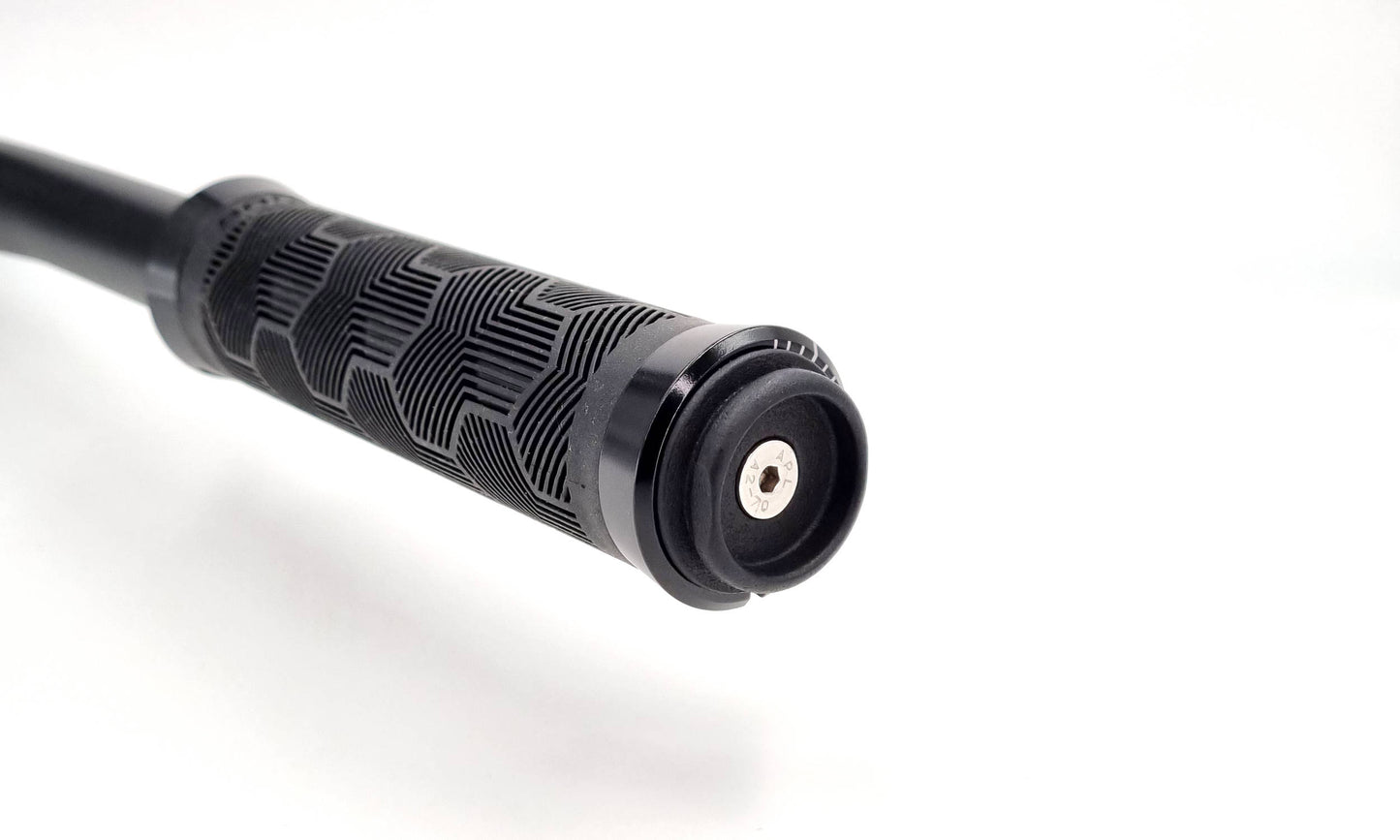 ZINE Beer Your Bike Bar End Plug installed on an MTB handlebar